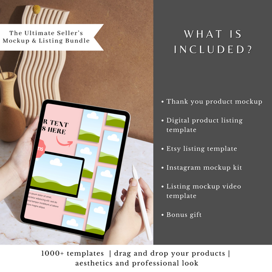 The Ultimate Seller’s Mockup & Listing Bundle