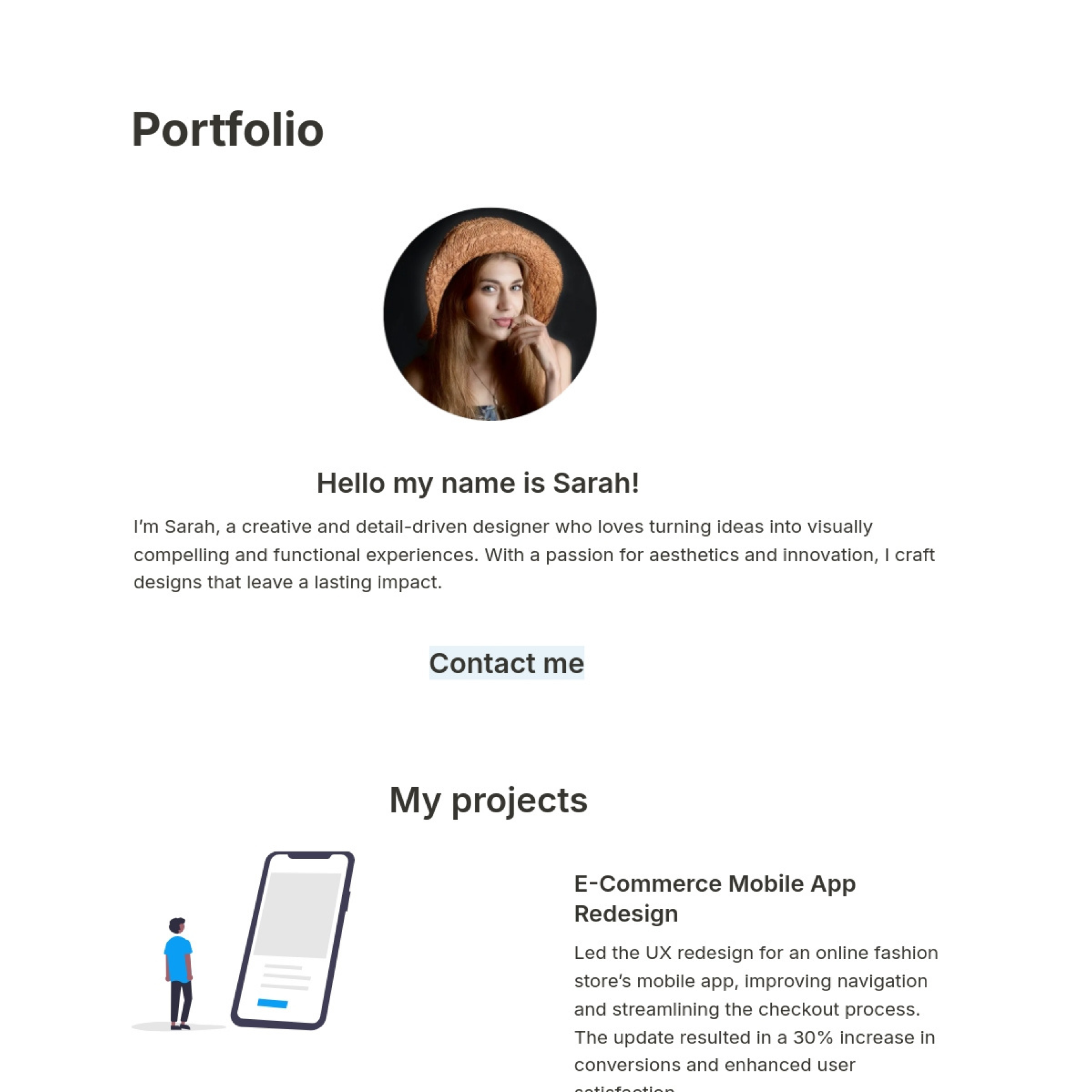 Portfolio/ Website