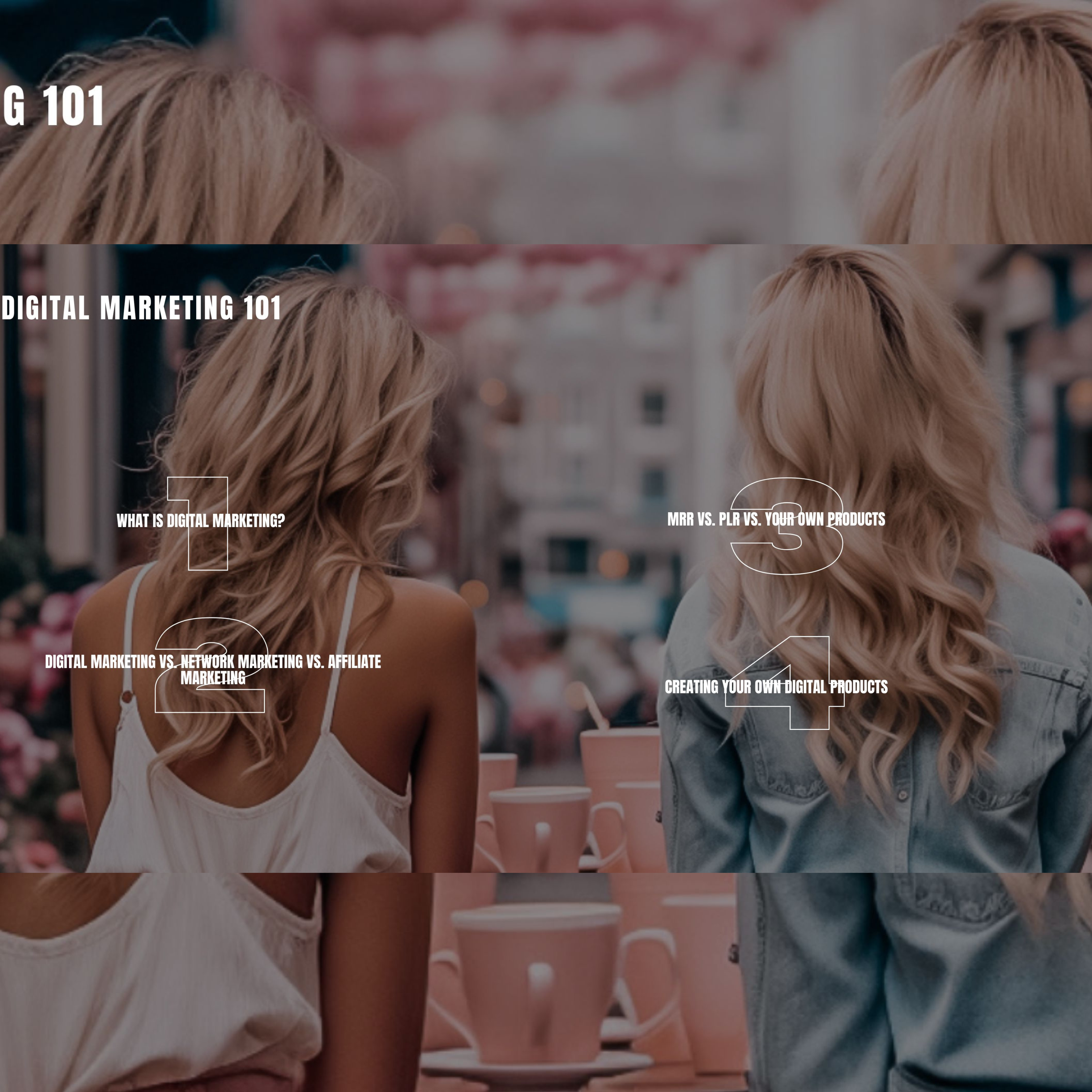 Course maker template for video